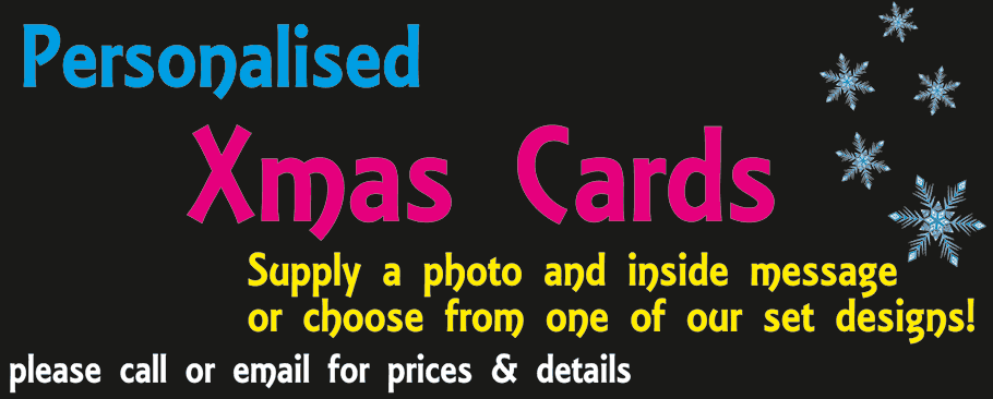 Personalised Christmas cards - Inprint Litho & Digital Printing - Wallasey, Wirral